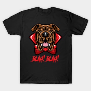 Halloween Vampire Bulldog T-Shirt